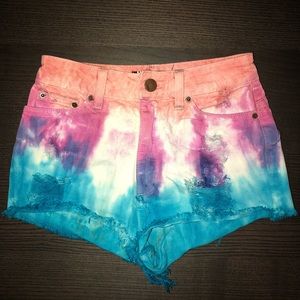 BDG High Rise Cheeky Jean Shorts